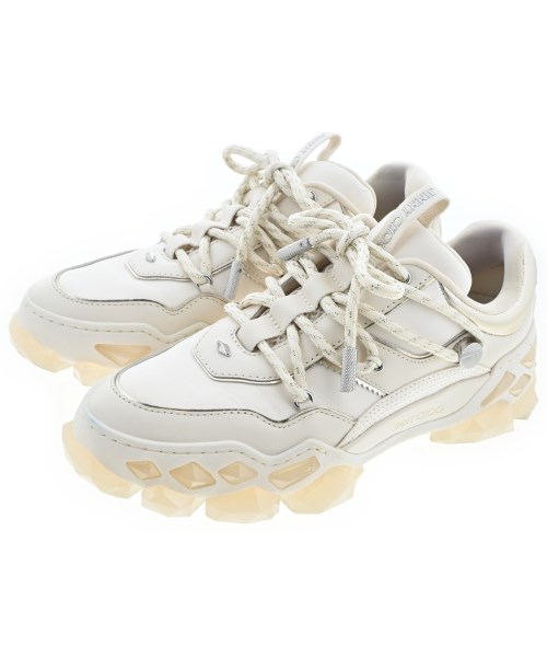 JIMMY CHOO(ジミーチュー)スニーカー 白 サイズ:EU38(24.5cm位)/2200681073050