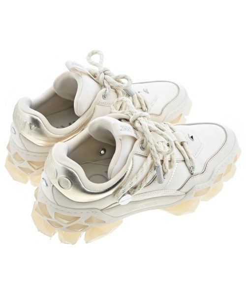 JIMMY CHOO（ジミーチュー）スニーカー 白 サイズ:EU38(24.5cm位) レディース/2200681073050