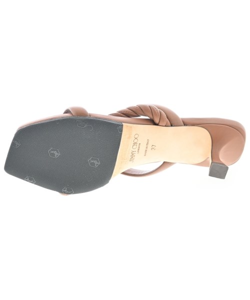 JIMMY CHOO（ジミーチュー）サンダル 茶 サイズ:EU37(23.5cm位) レディース/2200694238095