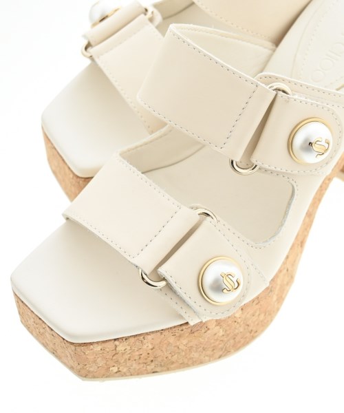 JIMMY CHOO（ジミーチュー）サンダル ベージュ サイズ:EU36(22.5cm位) レディース/2200694275397
