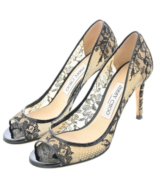 JIMMY CHOO(ジミーチュー)パンプス 黒 サイズ:EU36 1/2(23cm位)/2200685301029
