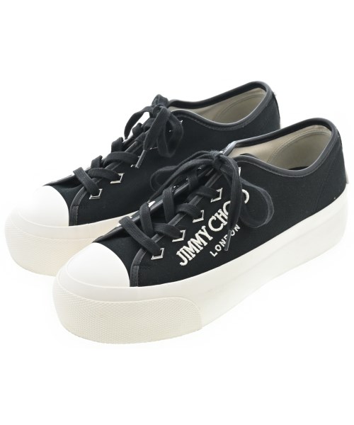 JIMMY CHOO(ジミーチュー)スニーカー 黒 サイズ:EU39(25.5cm位)/2200693844242