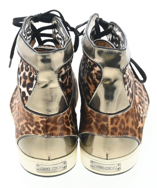 JIMMY CHOO（ジミーチュー）スニーカー 茶 サイズ:EU37 1/2(24cm位) レディース/2200696136801