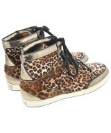 JIMMY CHOO（ジミーチュー）スニーカー 茶 サイズ:EU37 1/2(24cm位) レディース/2200696136801
