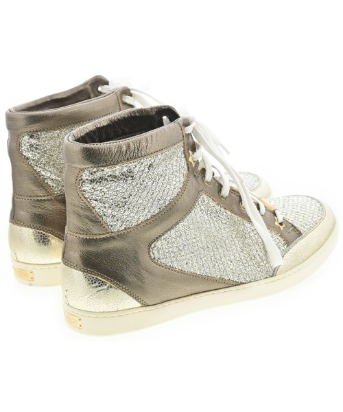 JIMMY CHOO（ジミーチュー）スニーカー シルバー サイズ:EU37 1/2(24cm位) レディース/2200696231056
