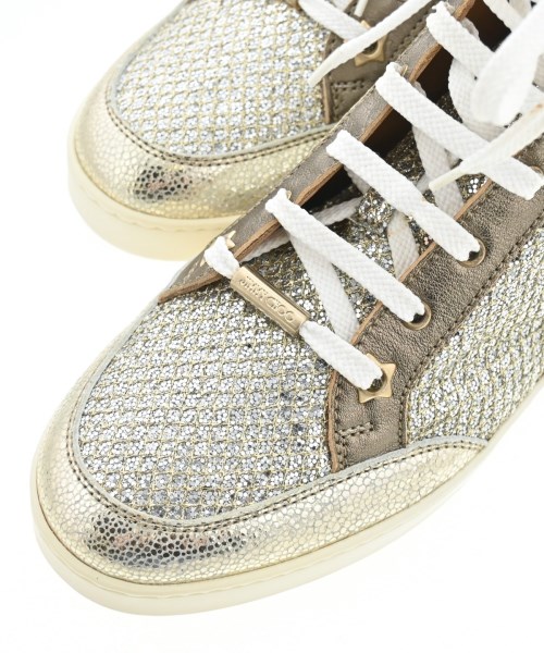 JIMMY CHOO（ジミーチュー）スニーカー シルバー サイズ:EU37 1/2(24cm位) レディース/2200696231056