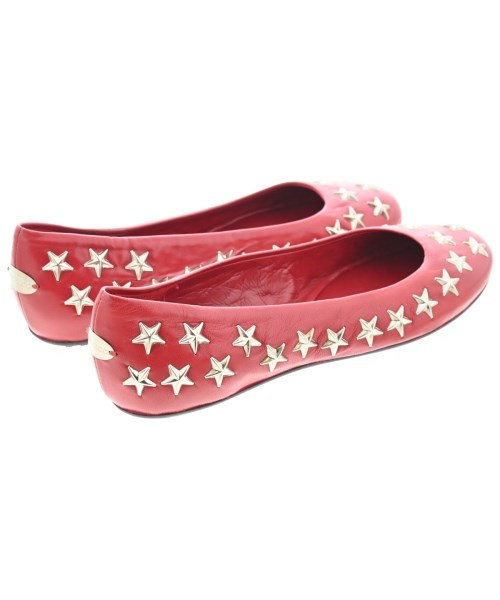 JIMMY CHOO（ジミーチュー）バレエシューズ/オペラシューズ 赤 サイズ:EU37(23.5cm位) レディース/2200696231087