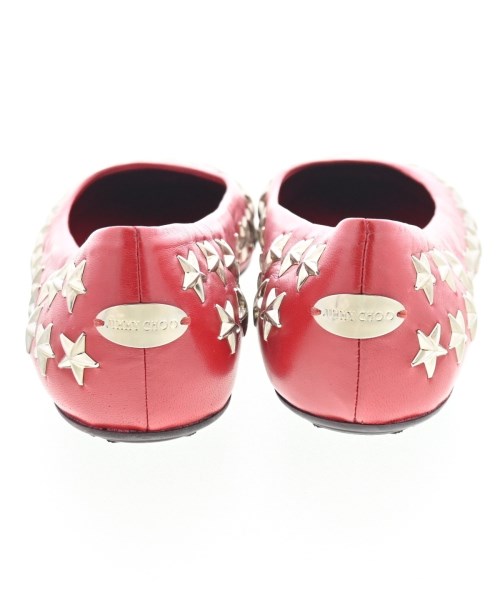 JIMMY CHOO（ジミーチュー）バレエシューズ/オペラシューズ 赤 サイズ:EU37(23.5cm位) レディース/2200696231087