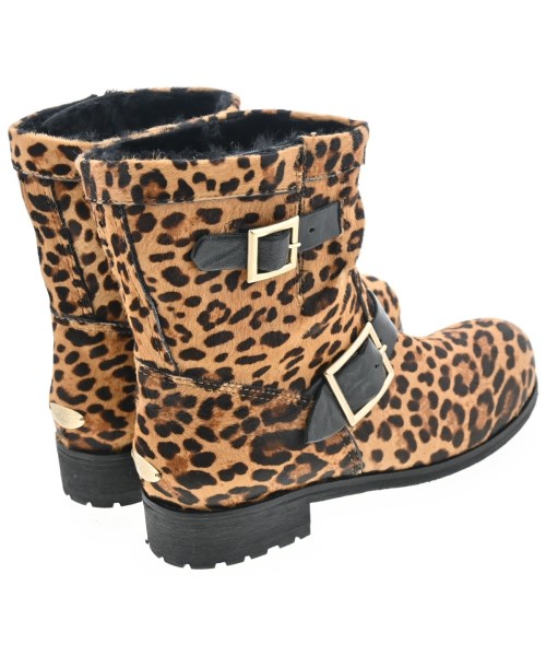 JIMMY CHOO（ジミーチュー）ブーツ 茶 サイズ:EU38 1/2(25cm位) レディース/2200696231384