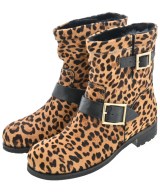 JIMMY CHOO（ジミーチュー）ブーツ 茶 サイズ:EU38 1/2(25cm位) レディース/2200696231384