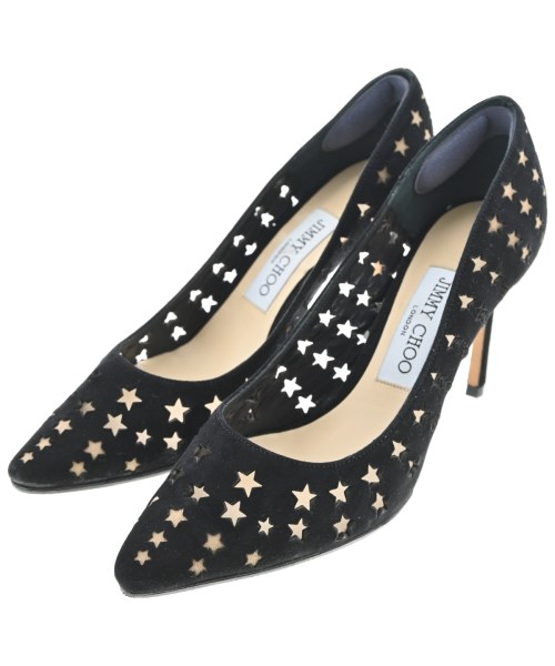 JIMMY CHOO(ジミーチュー)パンプス 黒 サイズ:EU37(23.5cm位)/2200694901050