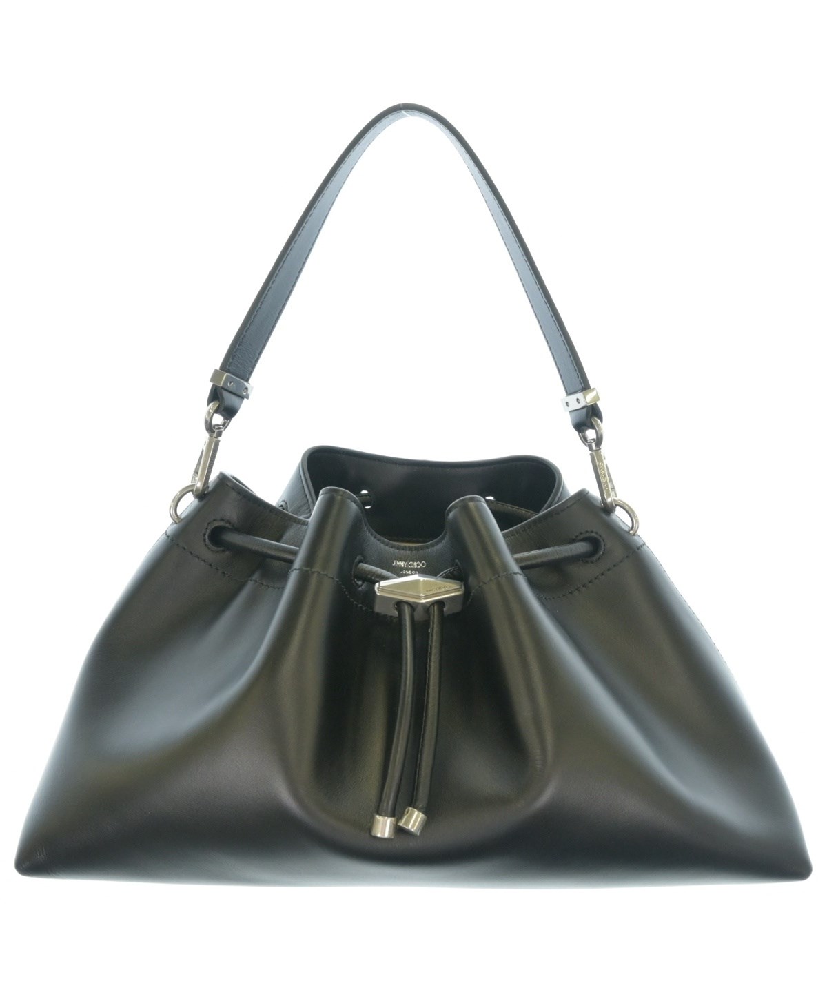 JIMMY CHOO（ジミーチュー）ショルダーバッグ 黒 サイズ:M レディース