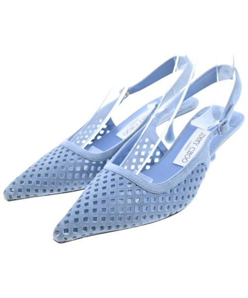 JIMMY CHOO(ジミーチュー)パンプス 青 サイズ:EU37(23.5cm位)/2200700313112