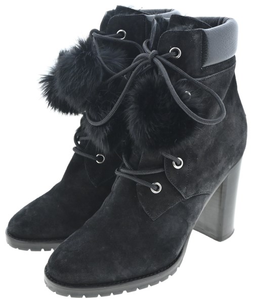 JIMMY CHOO(ジミーチュー)ブーツ 黒 サイズ:EU35(21.5cm位)/2200655151036