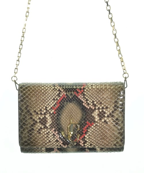 JIMMY CHOO（ジミーチュー）ショルダーバッグ 茶 サイズ:- レディース/2200655590040