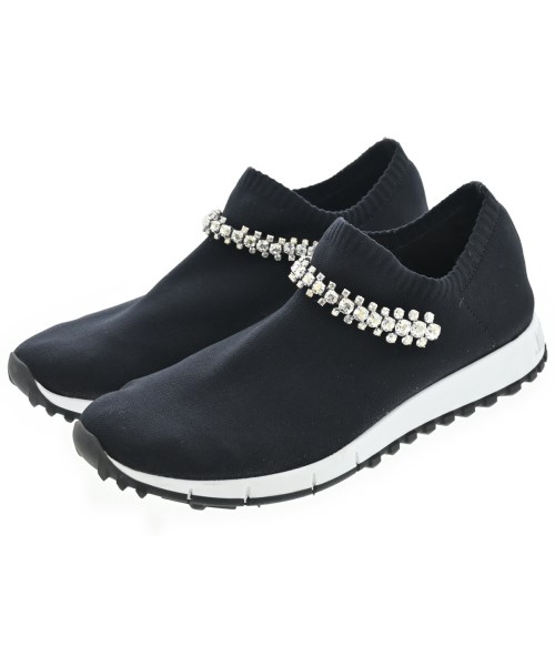 JIMMY CHOO(ジミーチュー)スニーカー 黒 サイズ:EU38(24.5cm位)/2200637068567