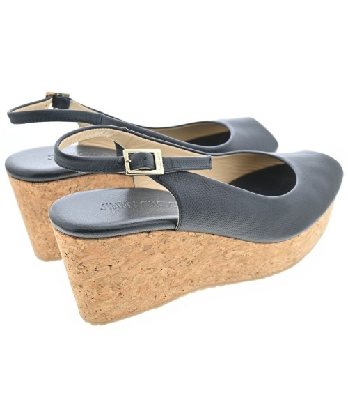 JIMMY CHOO（ジミーチュー）サンダル 紺 サイズ:EU38(24.5cm位) レディース/2200655567936