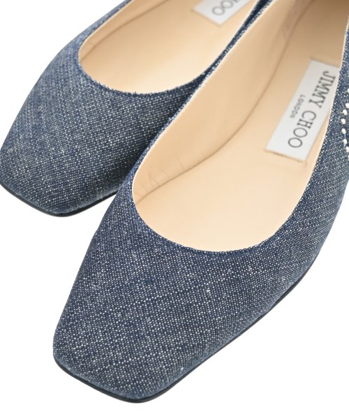 JIMMY CHOO（ジミーチュー）バレエシューズ/オペラシューズ 紺 サイズ:EU35 1/2(22cm位) レディース/2200659844019