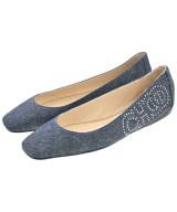 JIMMY CHOO（ジミーチュー）バレエシューズ/オペラシューズ 紺 サイズ:EU35 1/2(22cm位) レディース/2200659844019