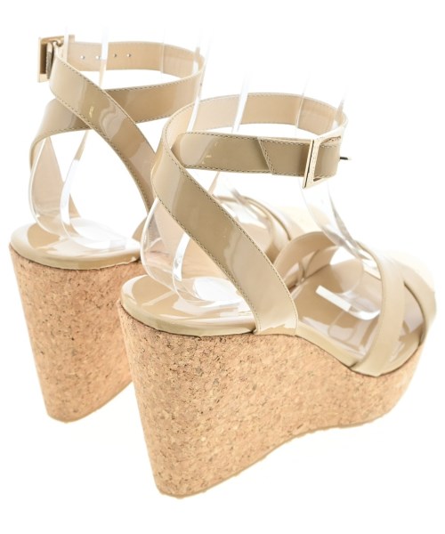 JIMMY CHOO（ジミーチュー）サンダル ベージュ サイズ:EU38(24.5cm位) レディース/2200657978235