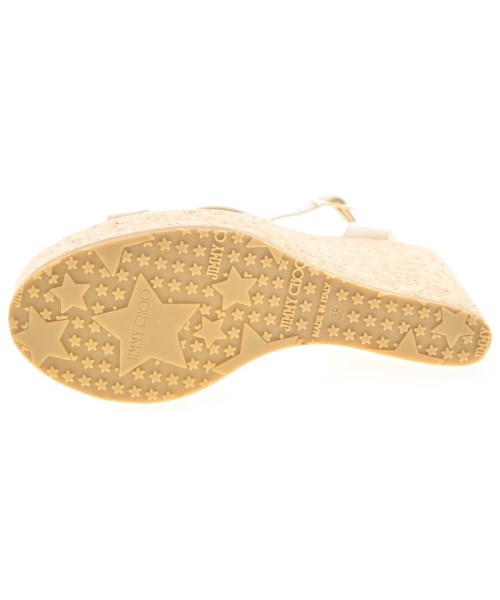 JIMMY CHOO（ジミーチュー）サンダル ベージュ サイズ:EU38(24.5cm位) レディース/2200657978235