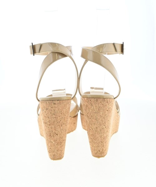 JIMMY CHOO（ジミーチュー）サンダル ベージュ サイズ:EU38(24.5cm位) レディース/2200657978235
