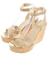 JIMMY CHOO（ジミーチュー）サンダル ベージュ サイズ:EU38(24.5cm位) レディース/2200657978235