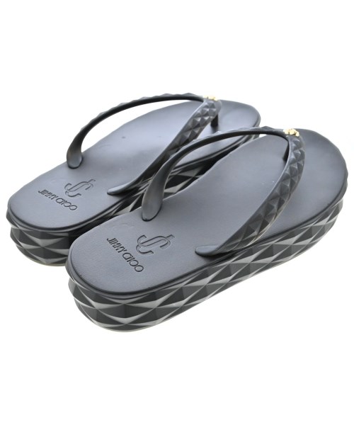 JIMMY CHOO（ジミーチュー）サンダル 黒 サイズ:EU37(23.5cm位) レディース/2200711736016