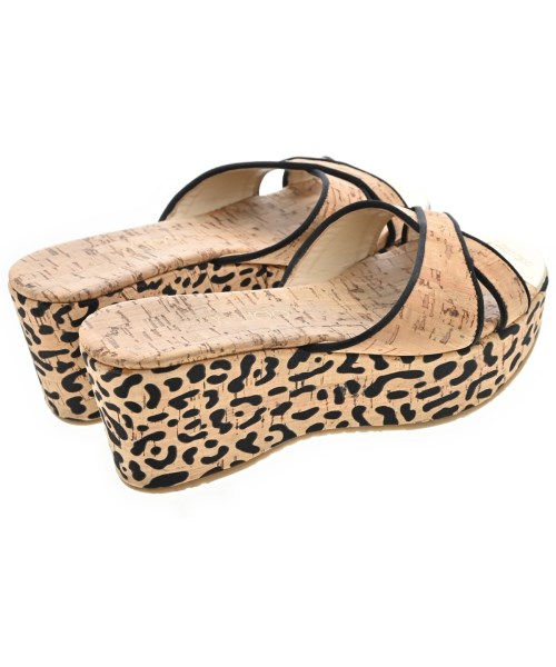 JIMMY CHOO（ジミーチュー）サンダル ベージュ サイズ:EU37 1/2(24cm位) レディース/2200714680019