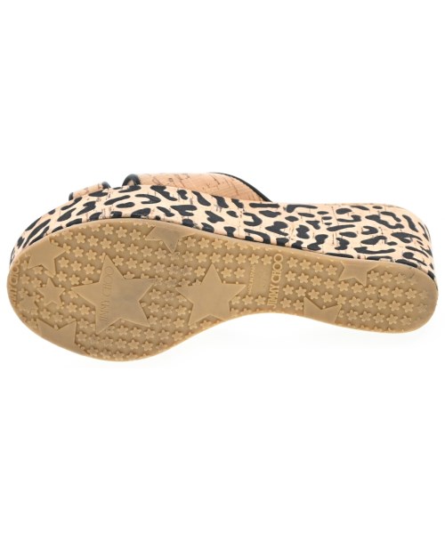 JIMMY CHOO（ジミーチュー）サンダル ベージュ サイズ:EU37 1/2(24cm位) レディース/2200714680019