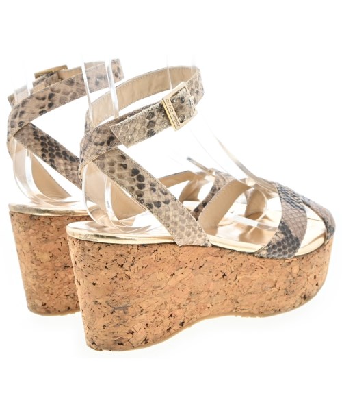 JIMMY CHOO（ジミーチュー）サンダル ベージュ サイズ:EU36(22.5cm位) レディース/2200715600023