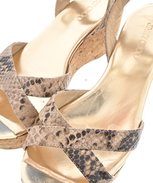 JIMMY CHOO（ジミーチュー）サンダル ベージュ サイズ:EU36(22.5cm位) レディース/2200715600023