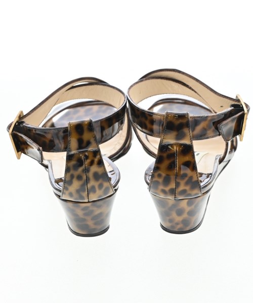JIMMY CHOO（ジミーチュー）サンダル 茶 サイズ:36 1/2(23.5cm位) レディース/2200715801307