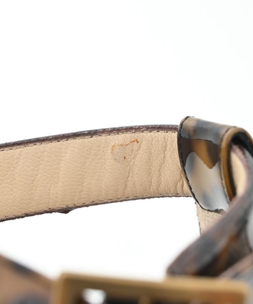 JIMMY CHOO（ジミーチュー）サンダル 茶 サイズ:36 1/2(23.5cm位) レディース/2200715801307