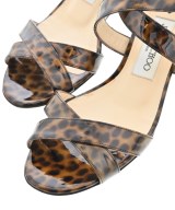 JIMMY CHOO（ジミーチュー）サンダル 茶 サイズ:36 1/2(23.5cm位) レディース/2200715801307