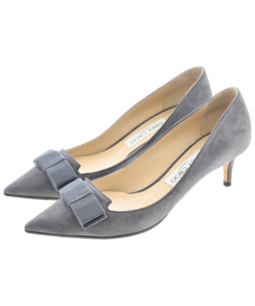 JIMMY CHOO(ジミーチュー)パンプス グレー サイズ:EU38 1/2(25cm位)/2200642630018