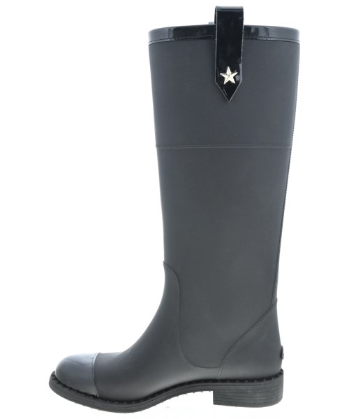 JIMMY CHOO（ジミーチュー）レインシューズ 黒 サイズ:EU37(23.5cm位) レディース/2200634995132