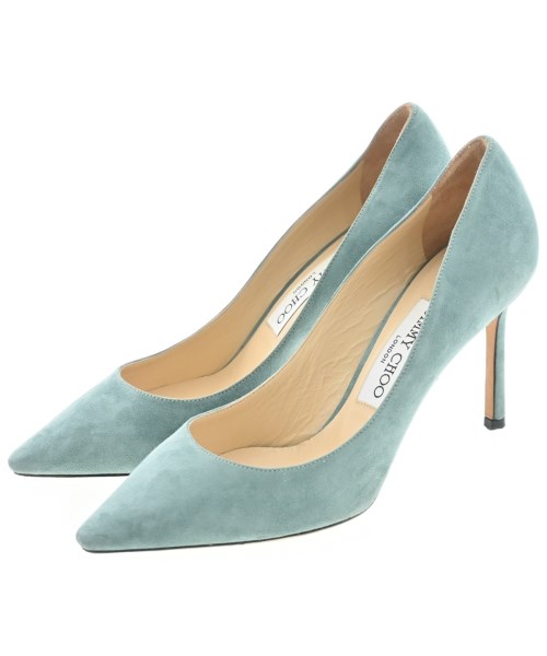 JIMMY CHOO(ジミーチュー)パンプス 青 サイズ:EU37(23.5cm位)/2200645514179