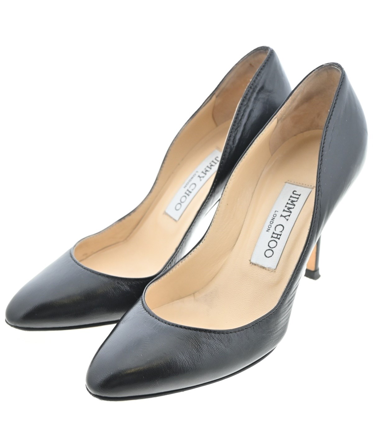 JIMMY CHOO（ジミーチュー）パンプス 黒 サイズ:EU35 1/2(22cm位