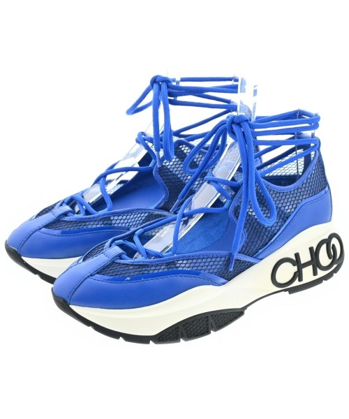JIMMY CHOO(ジミーチュー)スニーカー 青 サイズ:EU36(22.5cm位)/2200652671032