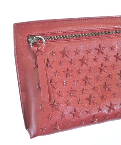 JIMMY CHOO（ジミーチュー）クラッチバッグ 赤 サイズ:- レディース/2200697955043