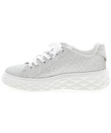 JIMMY CHOO（ジミーチュー）スニーカー シルバー サイズ:EU39(25.5cm位) レディース/2200700280018