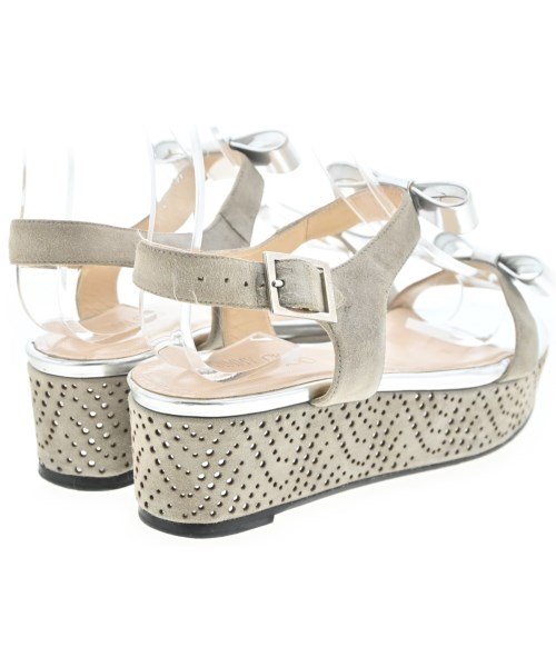 JIMMY CHOO（ジミーチュー）サンダル グレー サイズ:EU35(21.5cm位) レディース/2200703527080