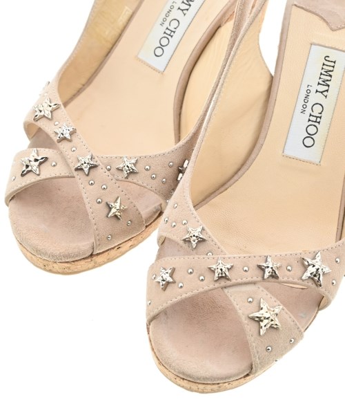 JIMMY CHOO（ジミーチュー）サンダル ベージュ サイズ:EU36(22.5cm位) レディース/2200705743105