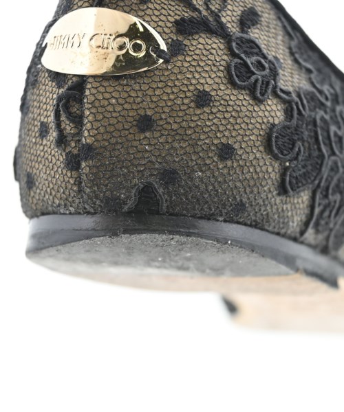 JIMMY CHOO（ジミーチュー）バレエシューズ/オペラシューズ 黒 サイズ:EU37(23.5cm位) レディース/2200708141014