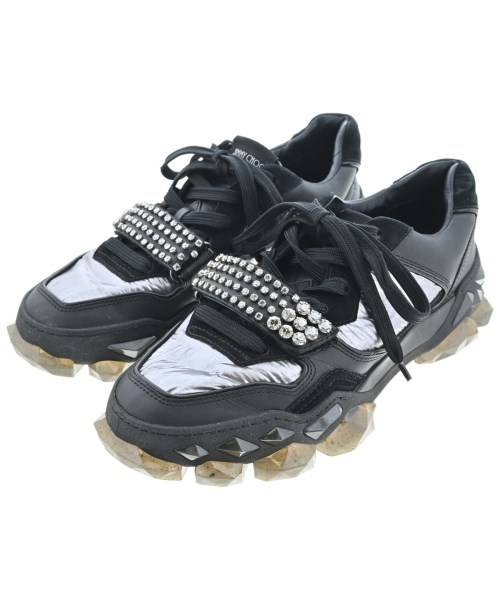 JIMMY CHOO(ジミーチュー)スニーカー 黒 サイズ:EU40(26cm位)/2200664588014