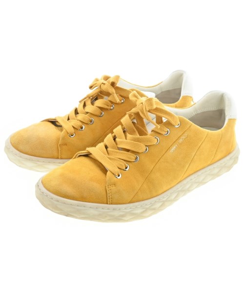 JIMMY CHOO(ジミーチュー)スニーカー 黄 サイズ:41(26cm位)/2200666191120