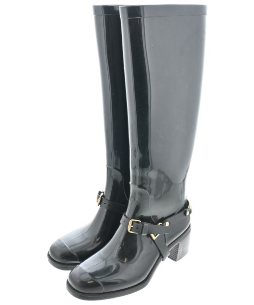 JIMMY CHOO(ジミーチュー)レインシューズ 紺 サイズ:EU36(22.5cm位)/2200666469410