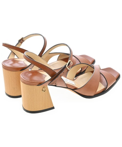 JIMMY CHOO（ジミーチュー）サンダル 茶 サイズ:EU36(22.5cm位) レディース/2200719818035