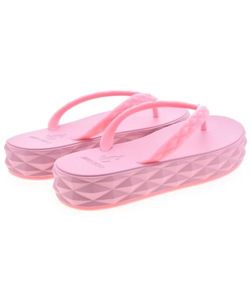 JIMMY CHOO（ジミーチュー）サンダル ピンク サイズ:-(24.5cm位) レディース/2200713526677